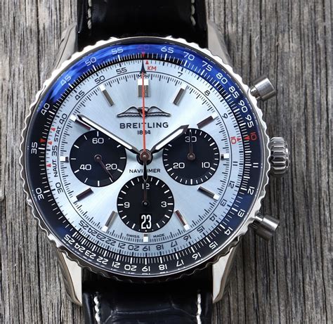 breitling platinum ice blue|Breitling navitimer 46 mm.